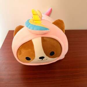 Linzy Toys Smooshy Pals 15" Unicorn Dog Super